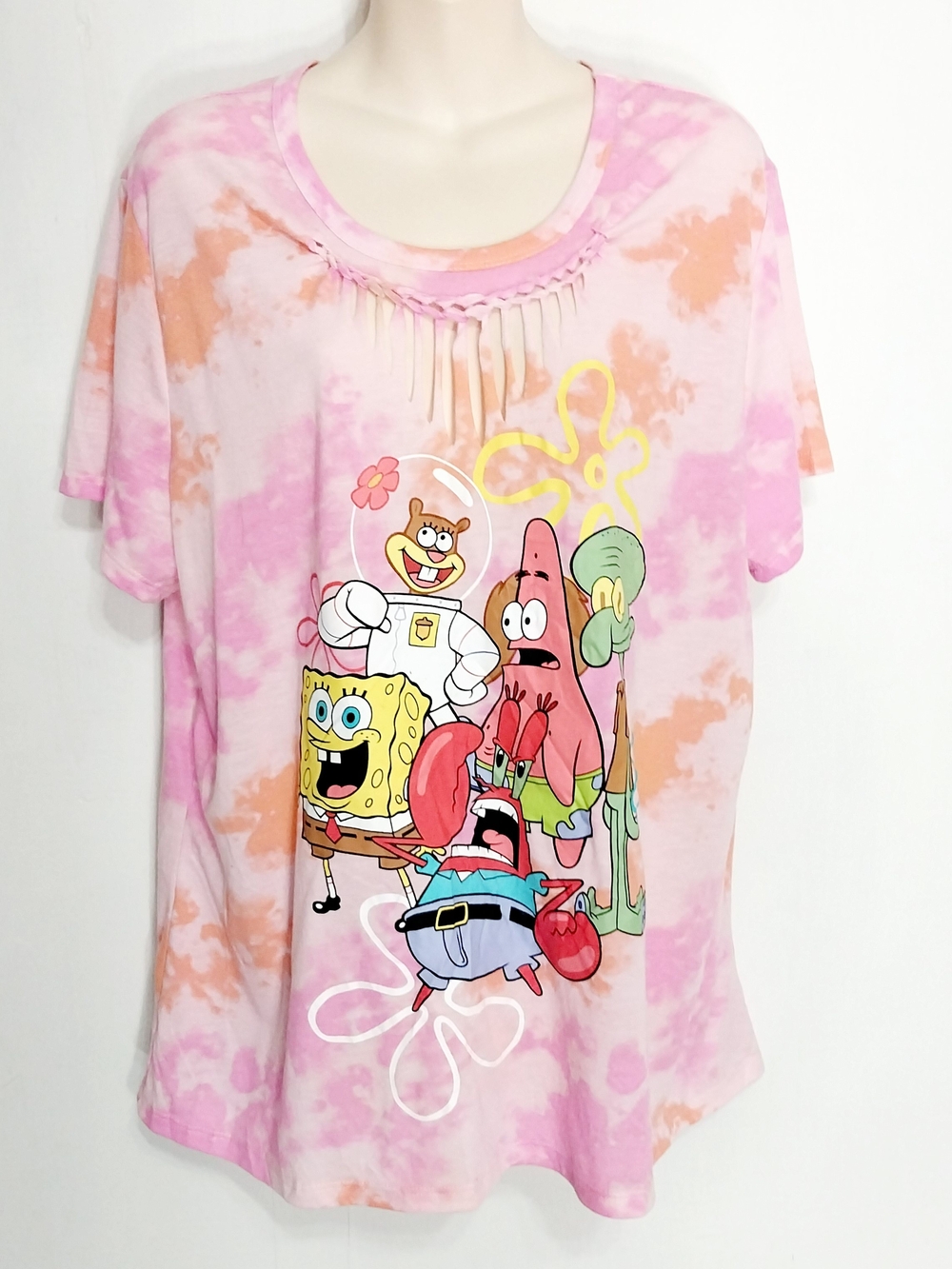 🔵BOGO FREE🔵 Spongebob Squarepants Sleep Top T-Shirt? Sz 3XL